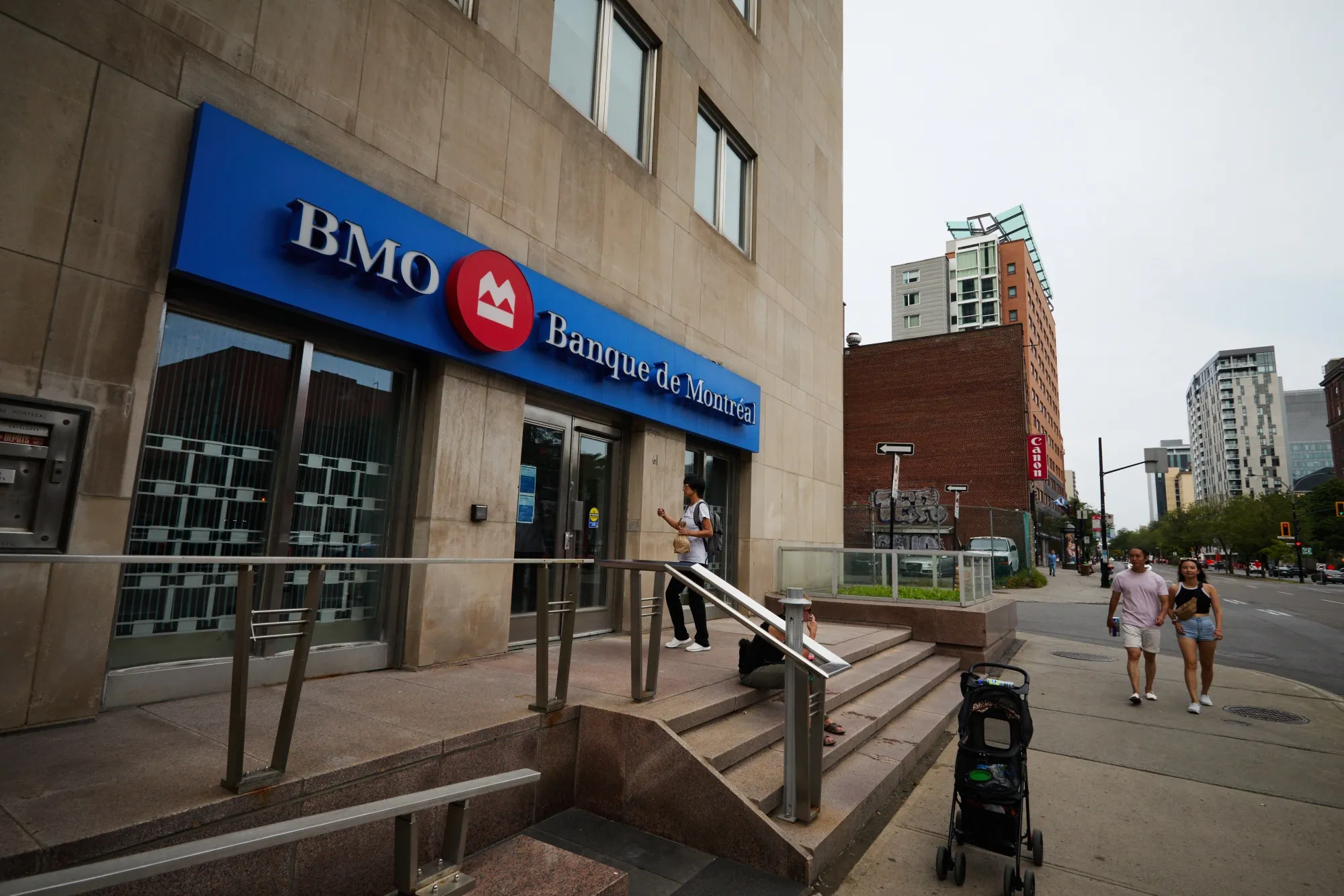 A Bank of Montreal branch in Montreal.