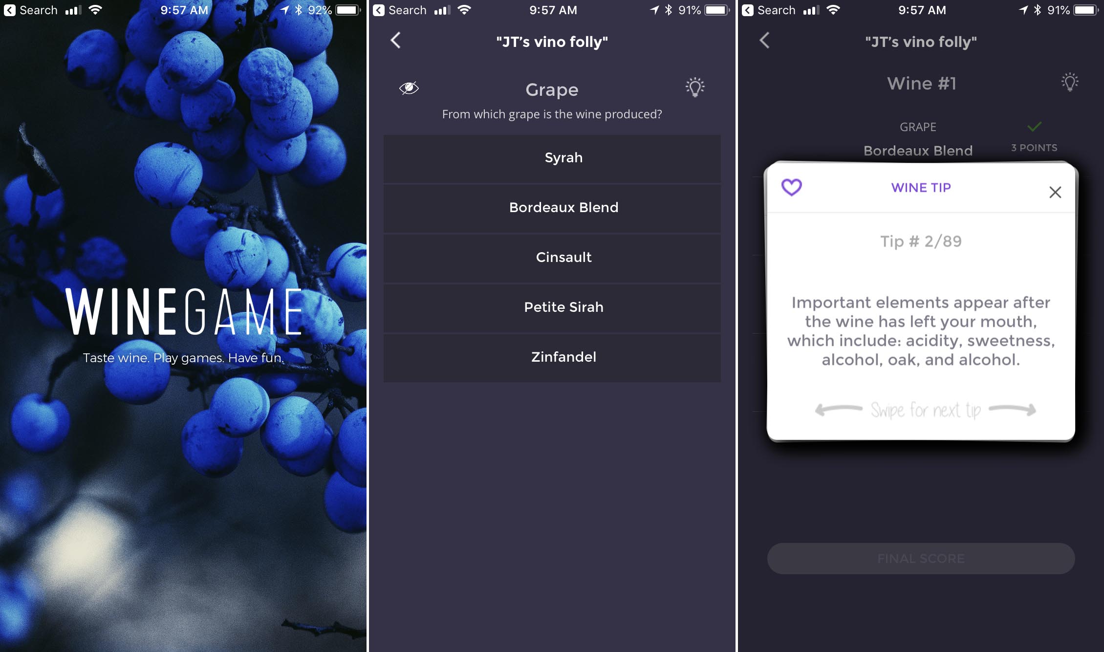 WineGame App Brings the Master Somm Experience to the Masses - Bloomberg