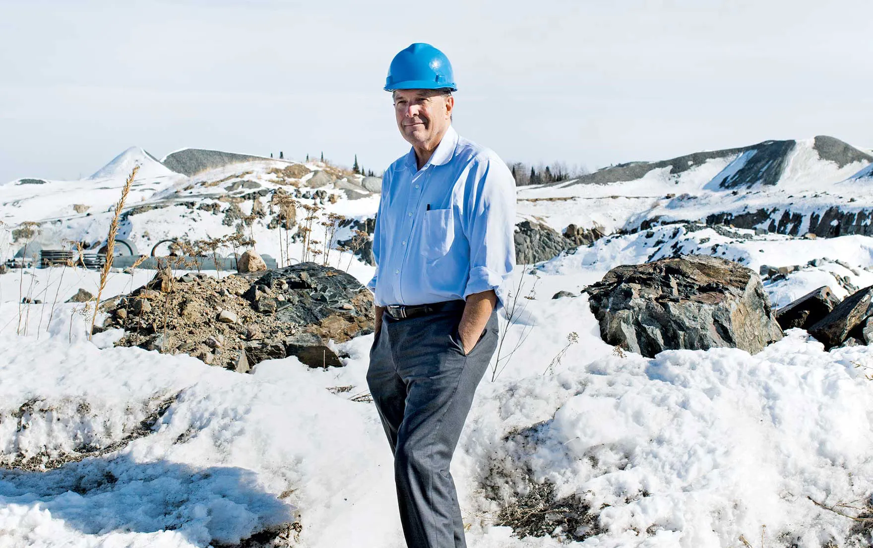 Clarke at the mine he bought, but still doesn’t control.