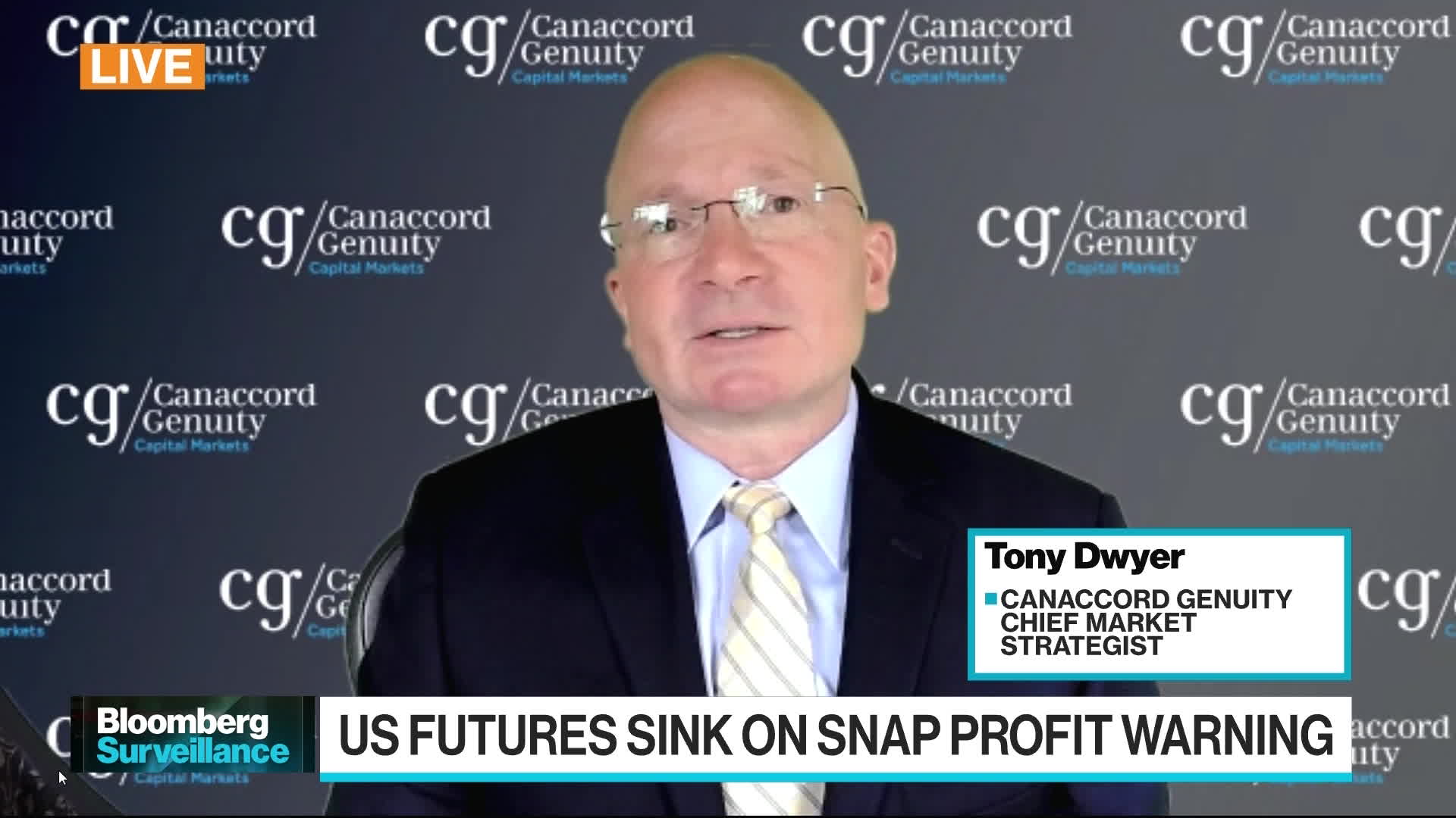 Watch Canaccord Genuity's Tony Dwyer on Recession, Capitulation, FANG