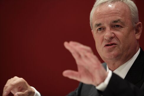 VW and Porsche CEO Martin Winterkorn