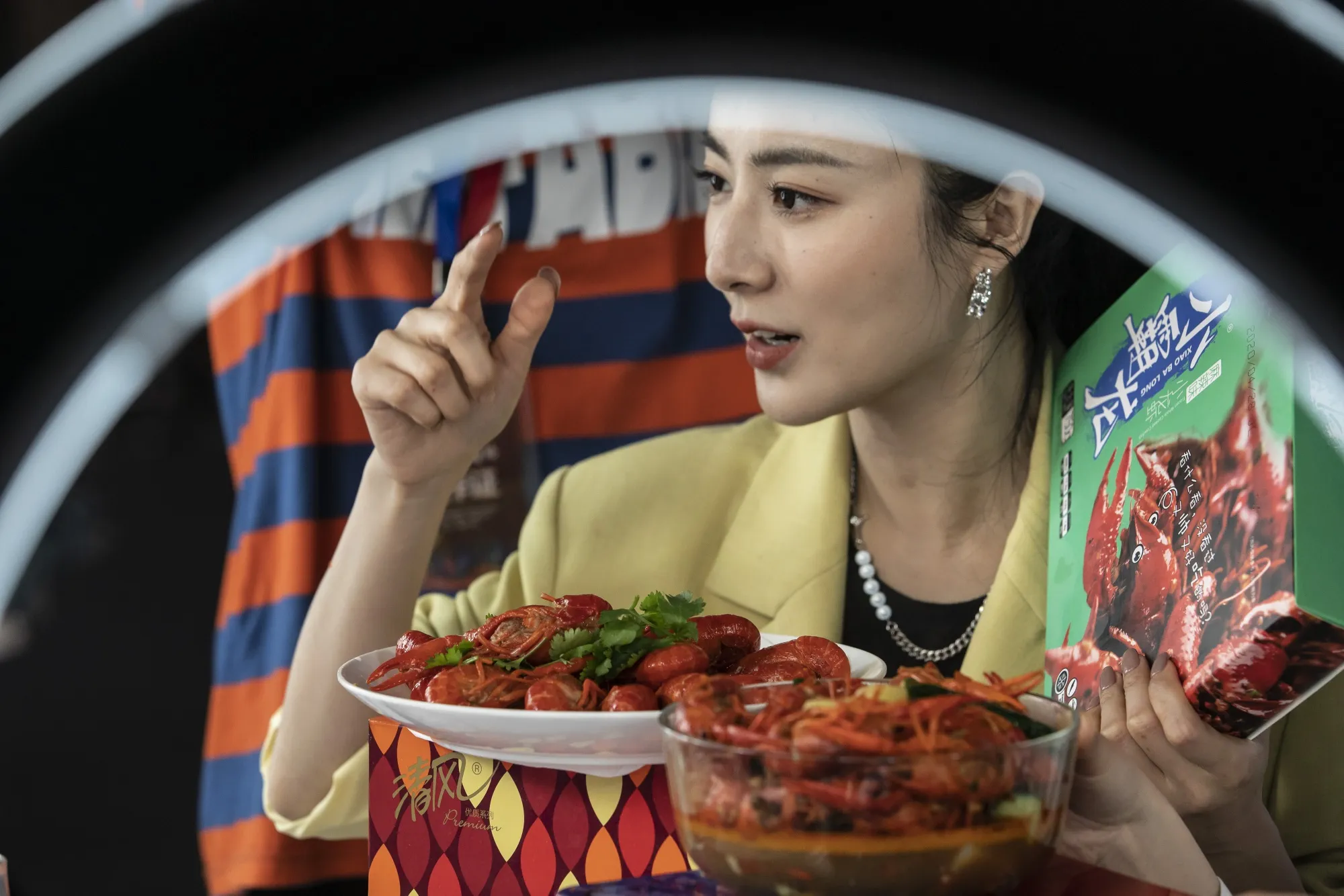 Livestreamer Huang Wei, known professionally as Viya, in 2020.