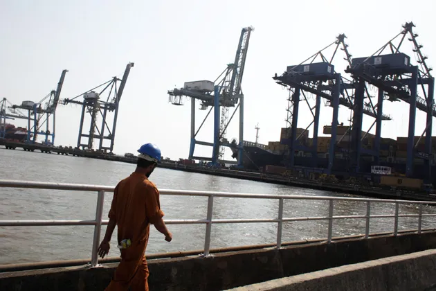 DP World Ltd.'s Nhava Sheva port in Navi Mumbai, India