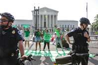 Demonstrations Outside Supreme Court Ahead Of Roe V. Wade Decision