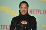 Regina King arrives at a special screening of &quot;The Harder They Fall&quot; on Wednesday, Oct. 13, 2021, at the Shrine in Los Angeles.  Ian Alexander Jr., the only child of award-winning actor and director Regina King, has died.  The death was confirmed Saturday, Jan. 22,2022 in a family statement. (Photo by Richard Shotwell/Invision/AP, File)