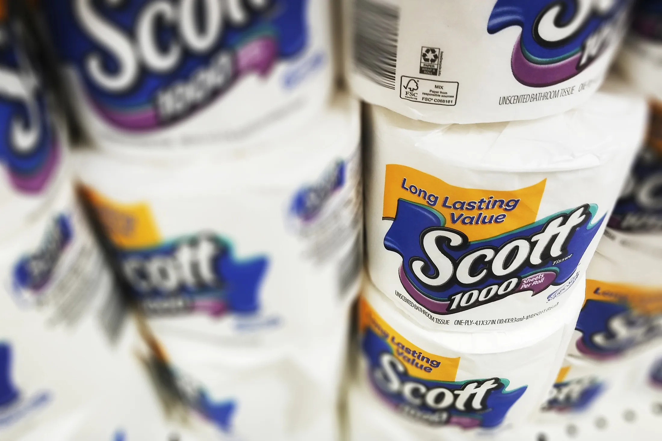 Scott toilet paper by Kimberly-Clark in New York