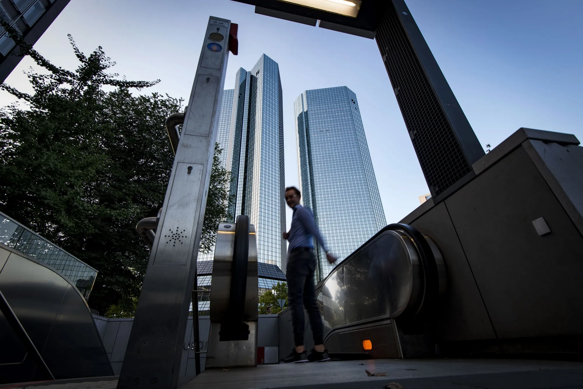 Deutsche Bank headquarters in Frankfurt.