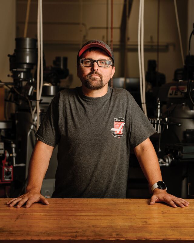 Richard Lambert, 37, machine tool technology student