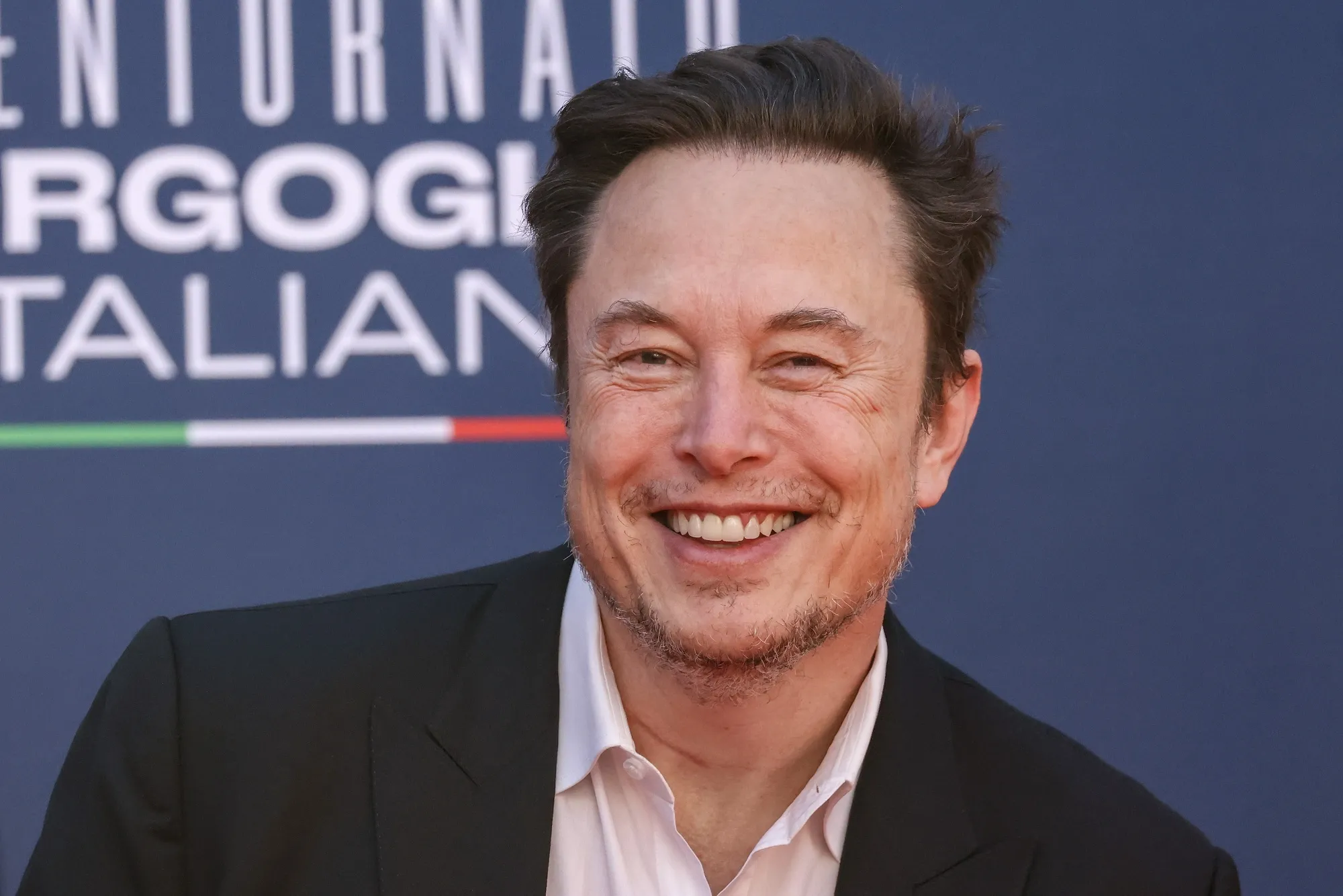 Elon Musk at the event.