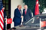 US President Donald Trump and Recep Tayyip Erdogan in Washington, DC, on Sept. 25.