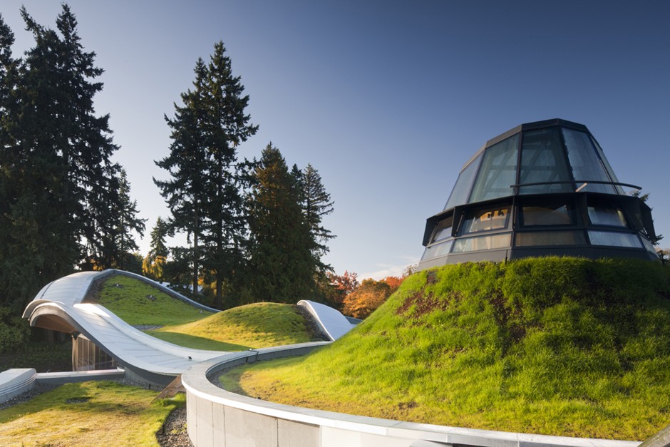 Vancouver's VanDusen Botanical Garden and Visitor Centre is a prime example of regenerative design. 
