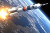 RF space earth rocket 