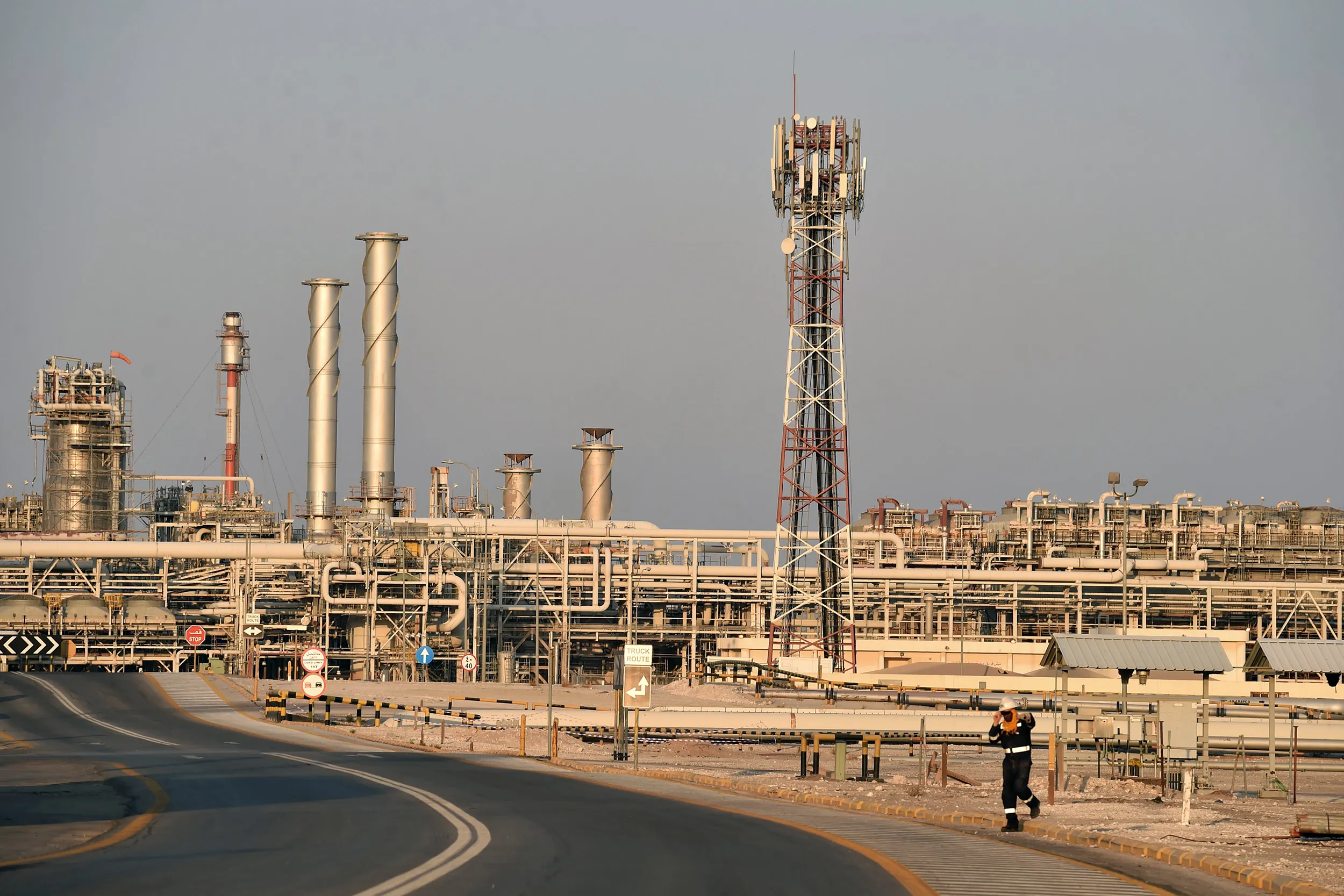 サウジアラムコのアブカイク石油精製プラント