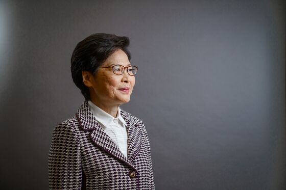 Hong Kong’s Carrie Lam Hospitalized After Fracturing Elbow
