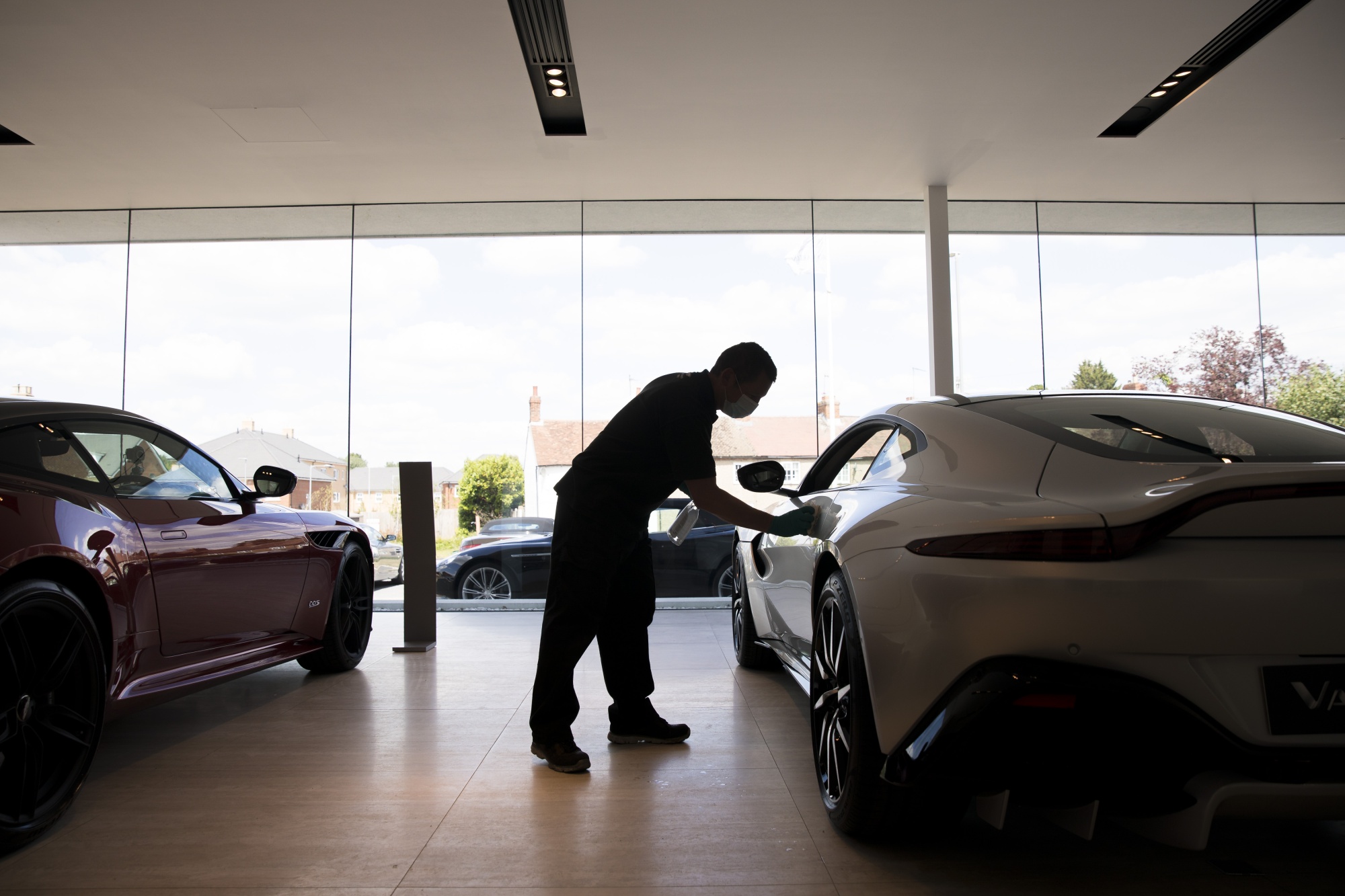 Virus Lockdown Easing Sees Aston Martin Works Dealership Reopen