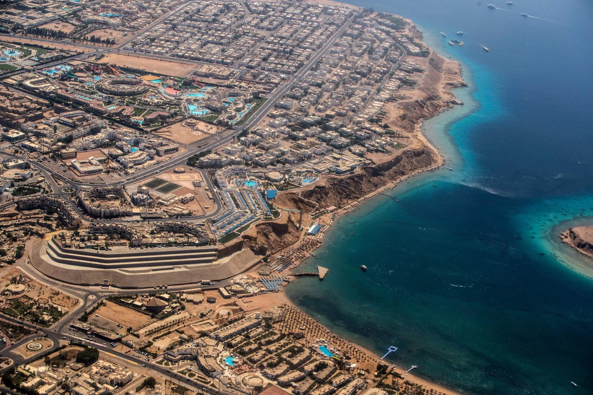 Ras Gamila is just north of Sharm El-Sheikh.