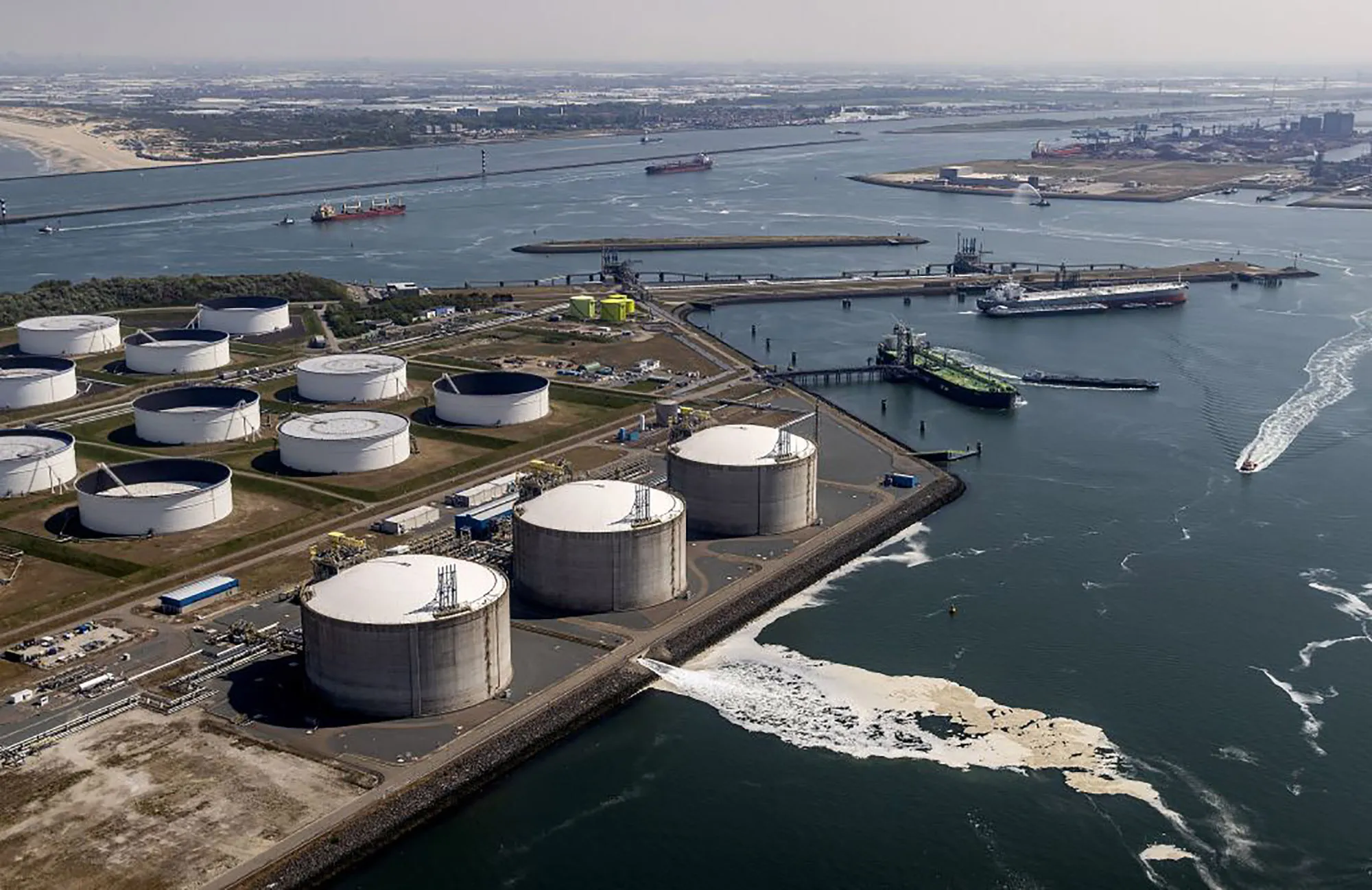The Liquid Natural Gas&nbsp;terminal&nbsp;in Rotterdam, Netherlands.&nbsp;