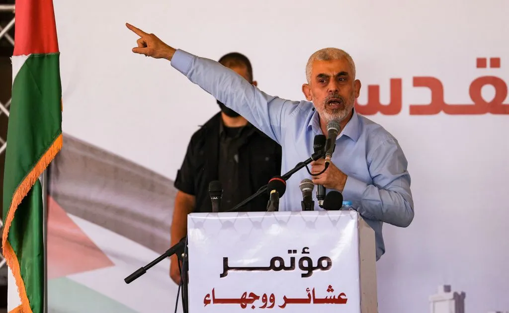Hamas leader Yahya Sinwar&nbsp;in Gaza.