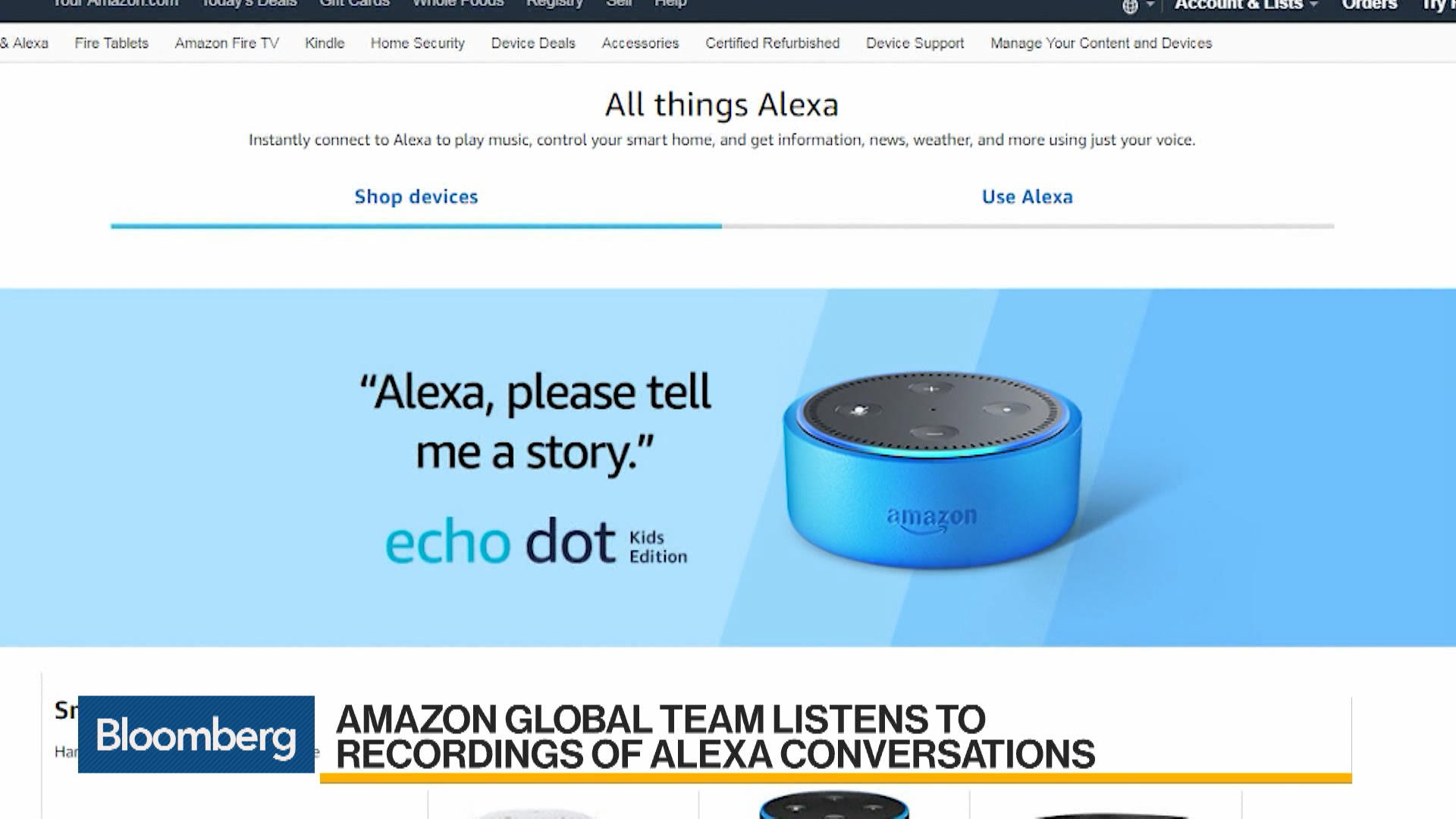 Watch Amazon Global Team Listens to Recordings of Alexa Conversations
