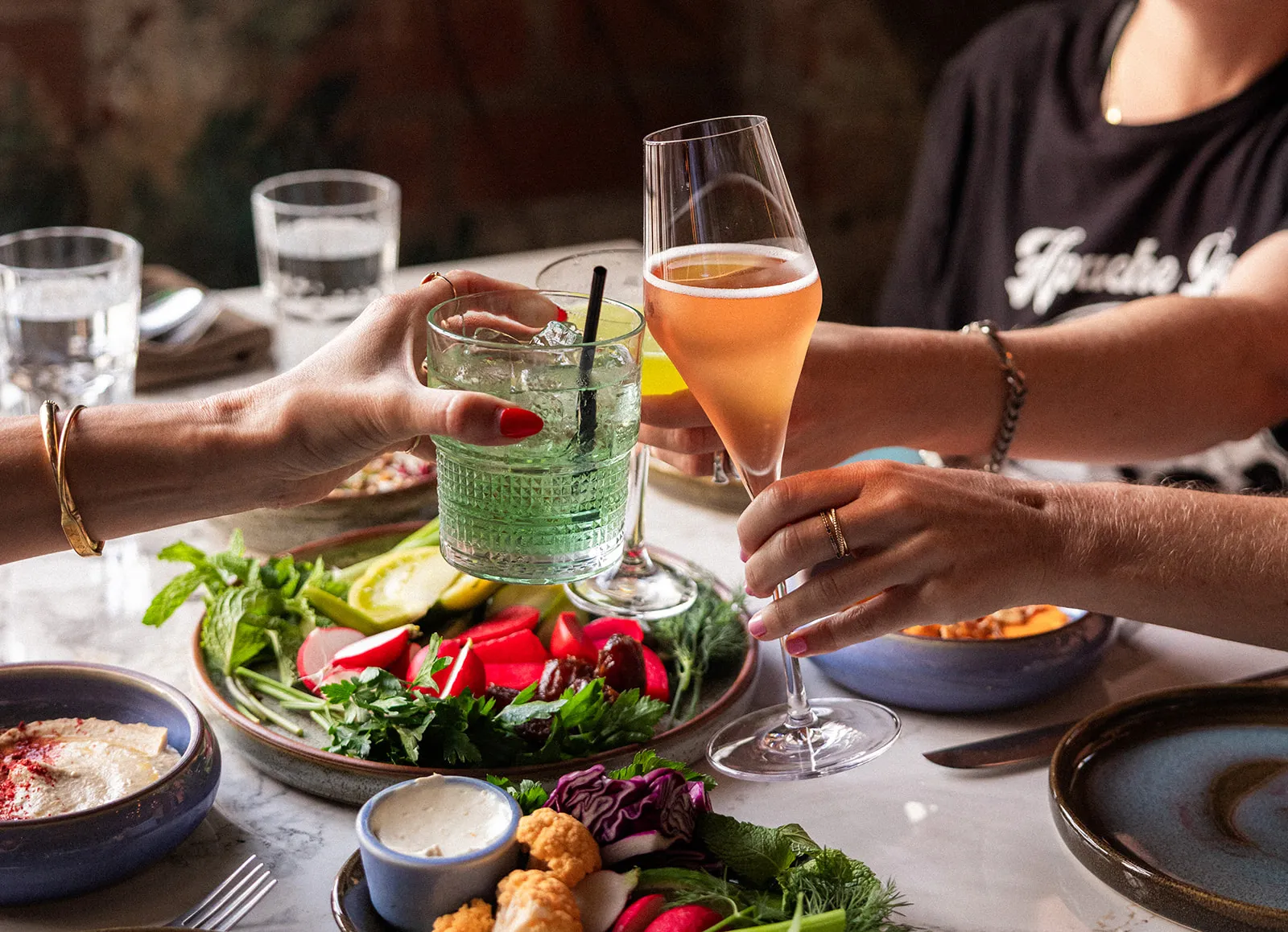 The food and drink scene at Maydan Market in West Adams.