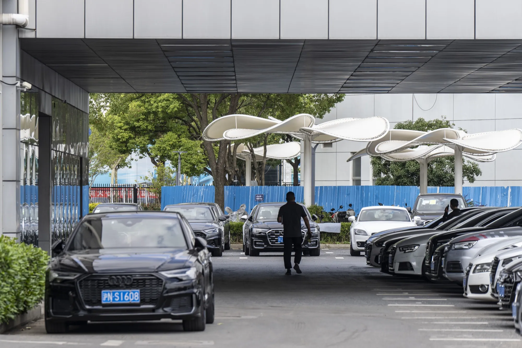 An Audi AG dealership in Shanghai.