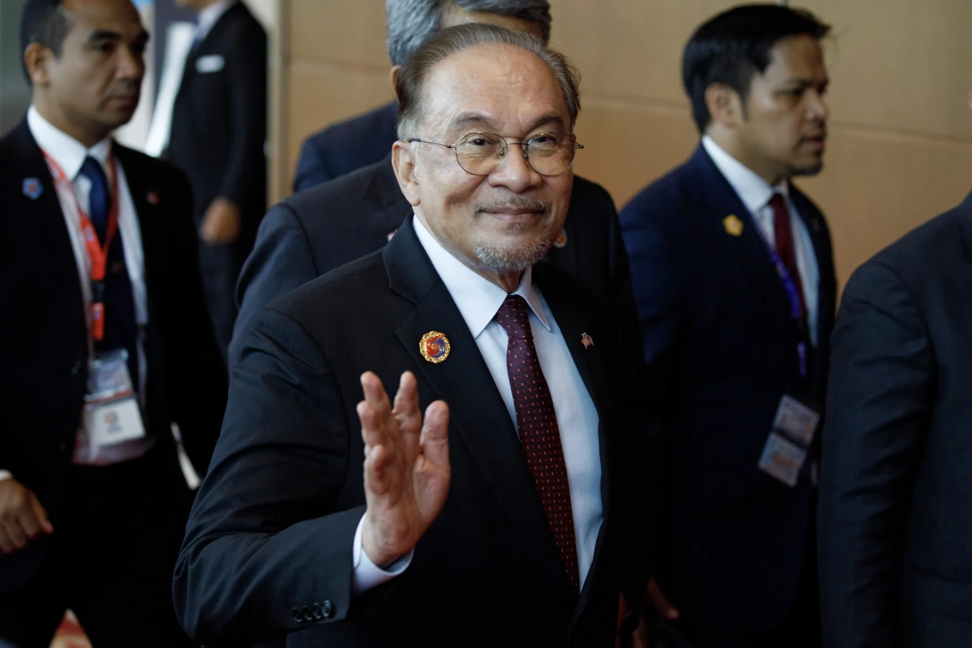 Anwar Ibrahim at the Asean Summit in Kuala Lumpur on Oct. 26.
