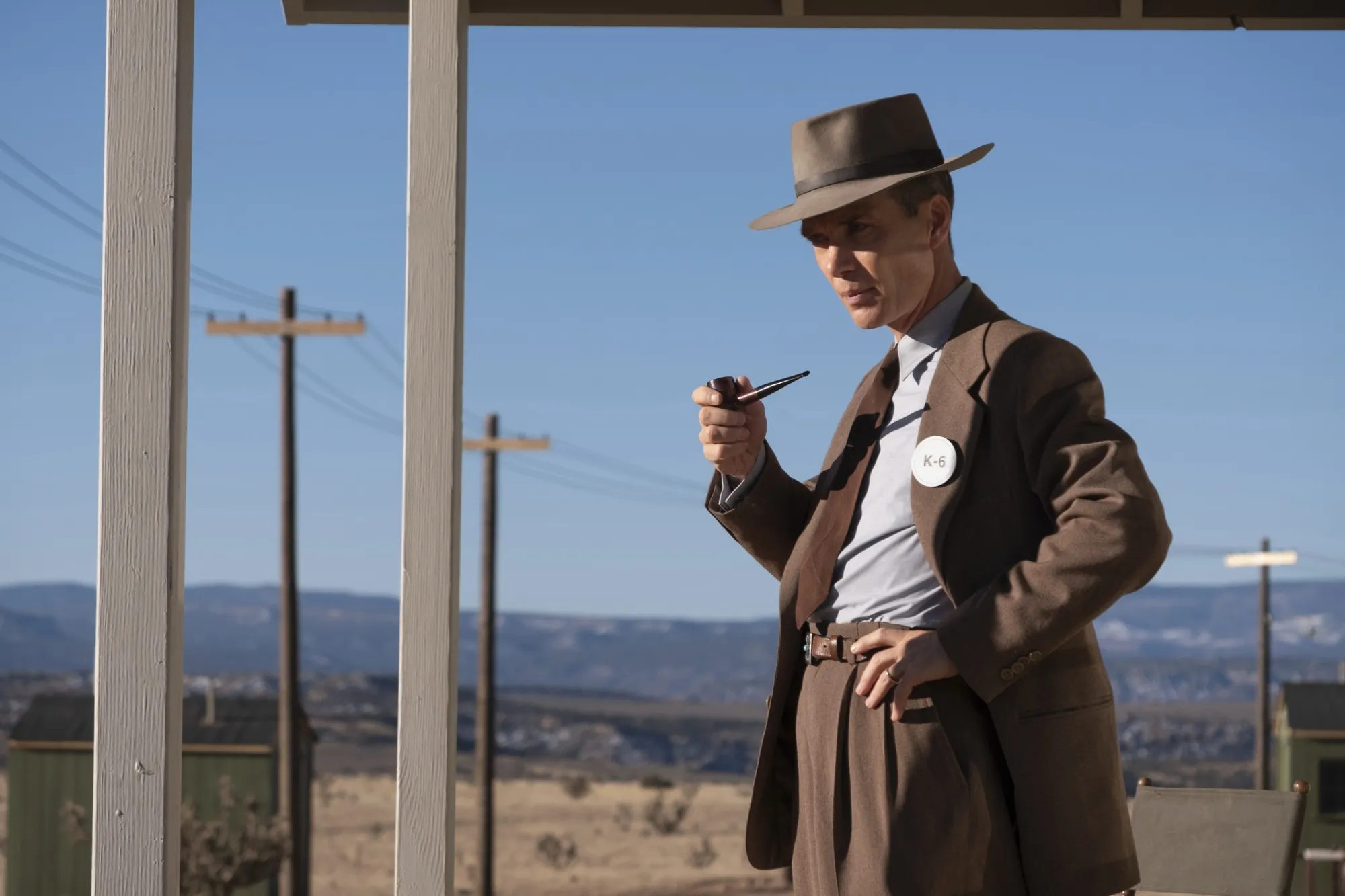 Cillian Murphy as J. Robert Oppenheimer in “Oppenheimer.”