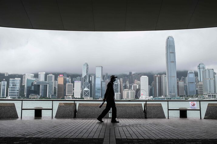 HONG KONG-WEATHER-TYPHOON
