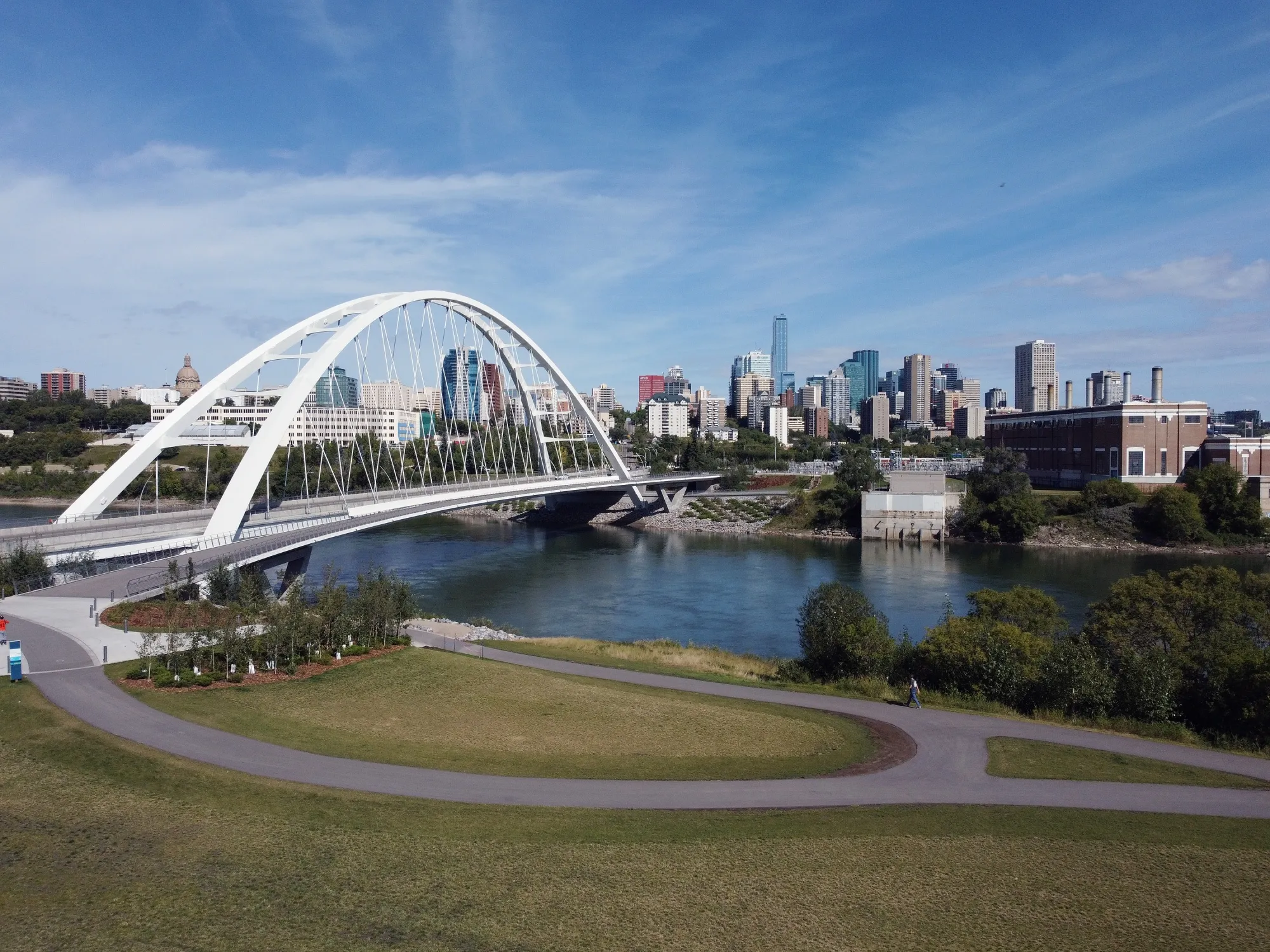 The Walterdale Bridge in Edmonton, Alberta.