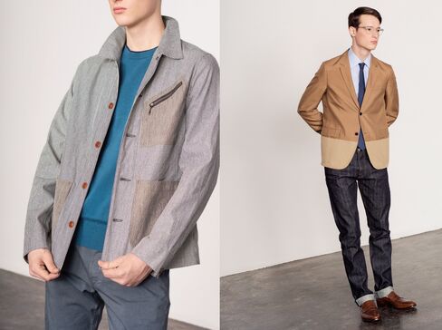 A shirt jacket—think of it as a heavier button-up—works in place of a blazer at casual offices.