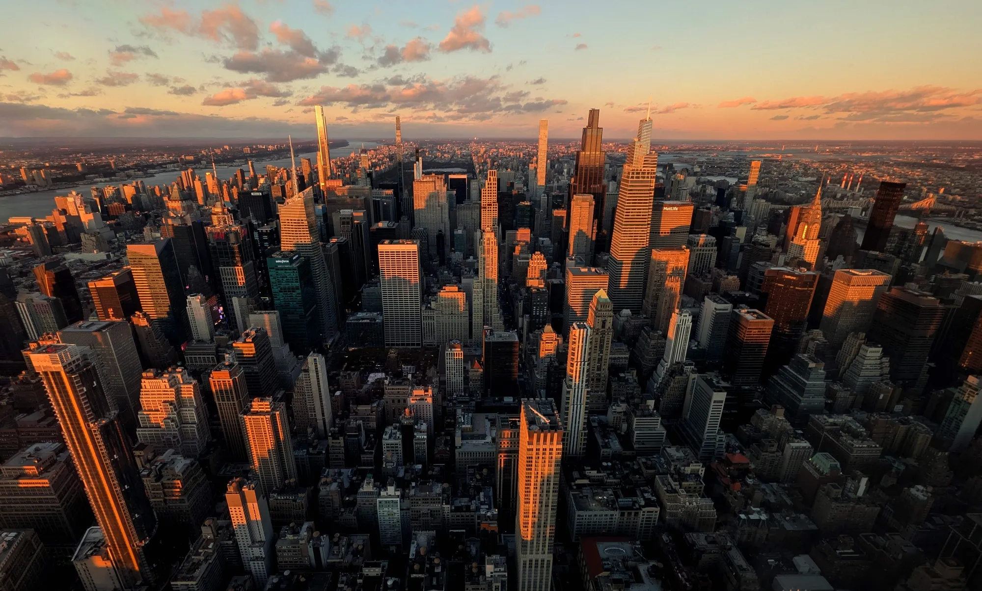Views From the Empire State Building in New York City