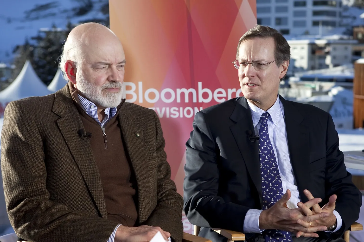 Peter Weinberg, right, and Joseph Perella