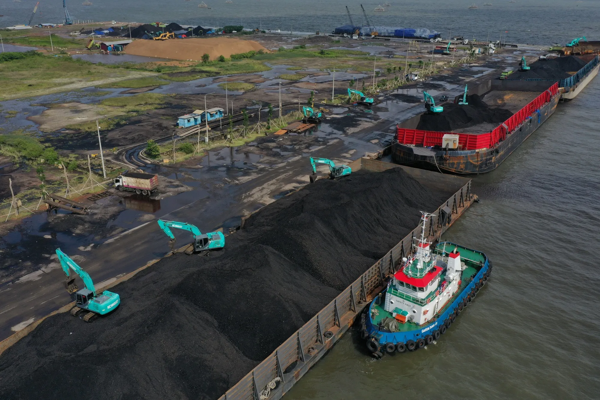 Indonesia is the world’s biggest coal exporter by tonnage.