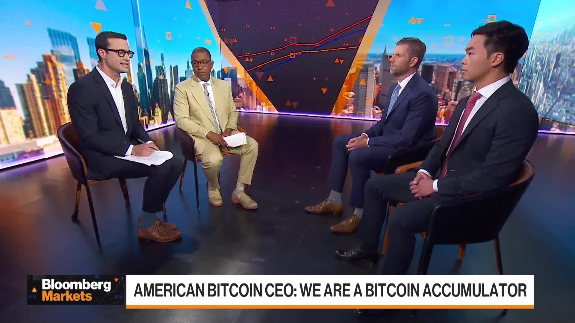 Eric Trump, American Bitcoin CEO on Crypto Demand, Mining
