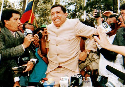 Chavez Freed After Coup Attempt in 1994