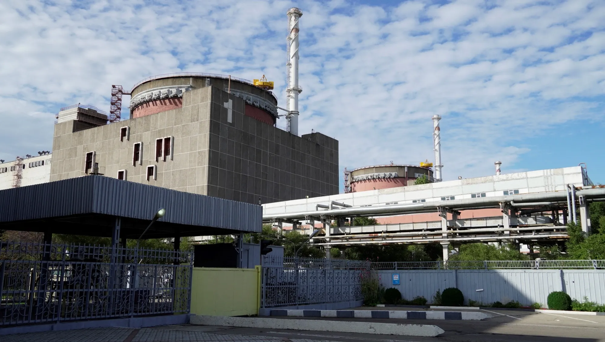 The Zaporizhzhia Nuclear Power Plant in Enerhodar, Ukraine