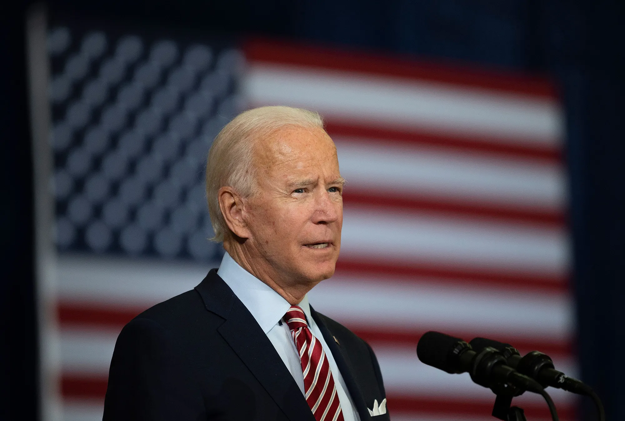 Joe Biden speaks in Tampa, Florida on Sept.&nbsp;15.