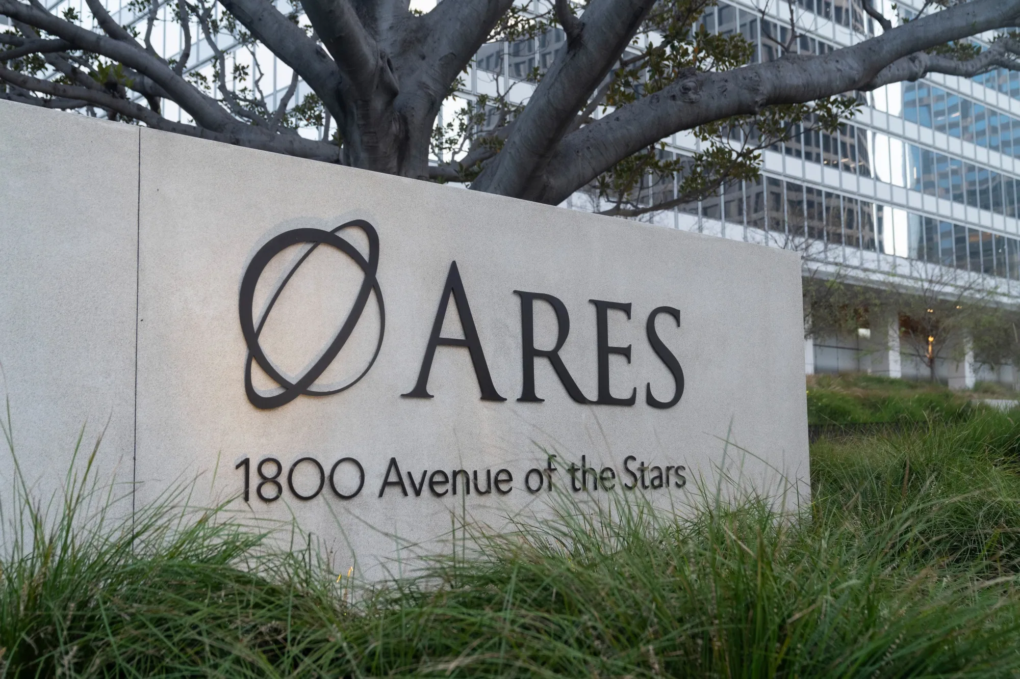 The Ares Management offices in Los Angeles.
