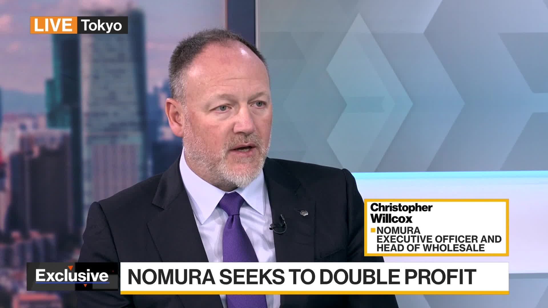 Watch Nomura’s Willcox On Wholesale Business Strategy - Bloomberg