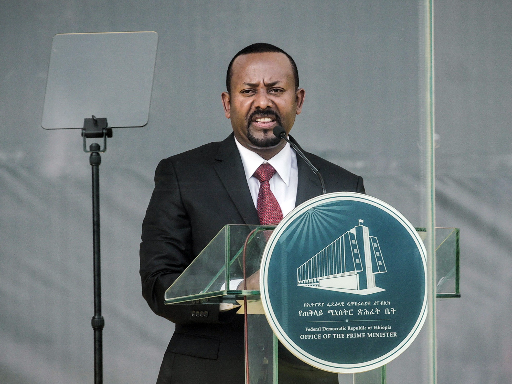 Abiy Ahmed has urged Ethiopians to use “any type of weapon.”