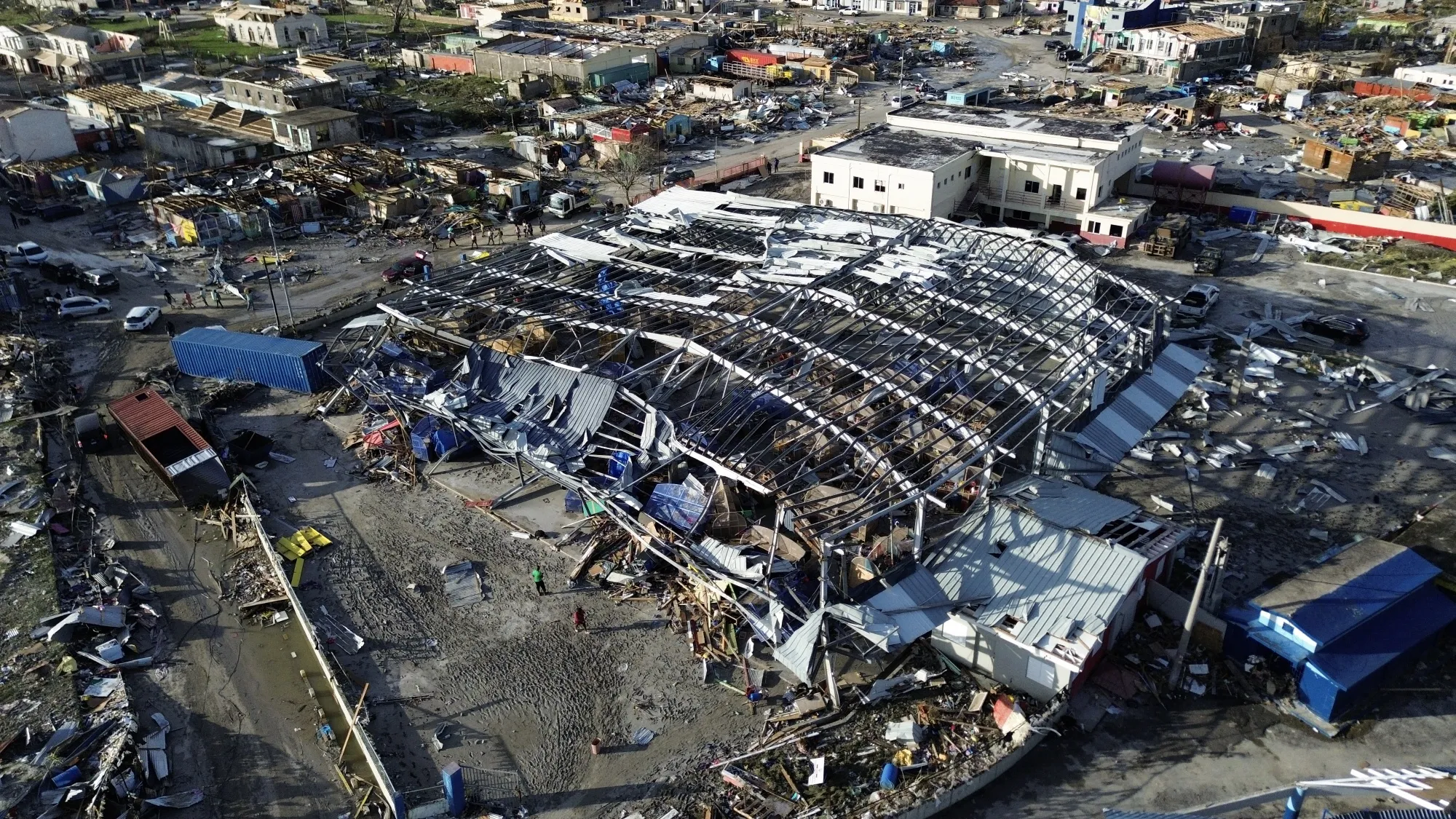 Destruction after Hurricane Melissa in St. Elizabeth, Jamaica, on&nbsp;Oct. 29.