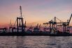 The Port of Hamburg.