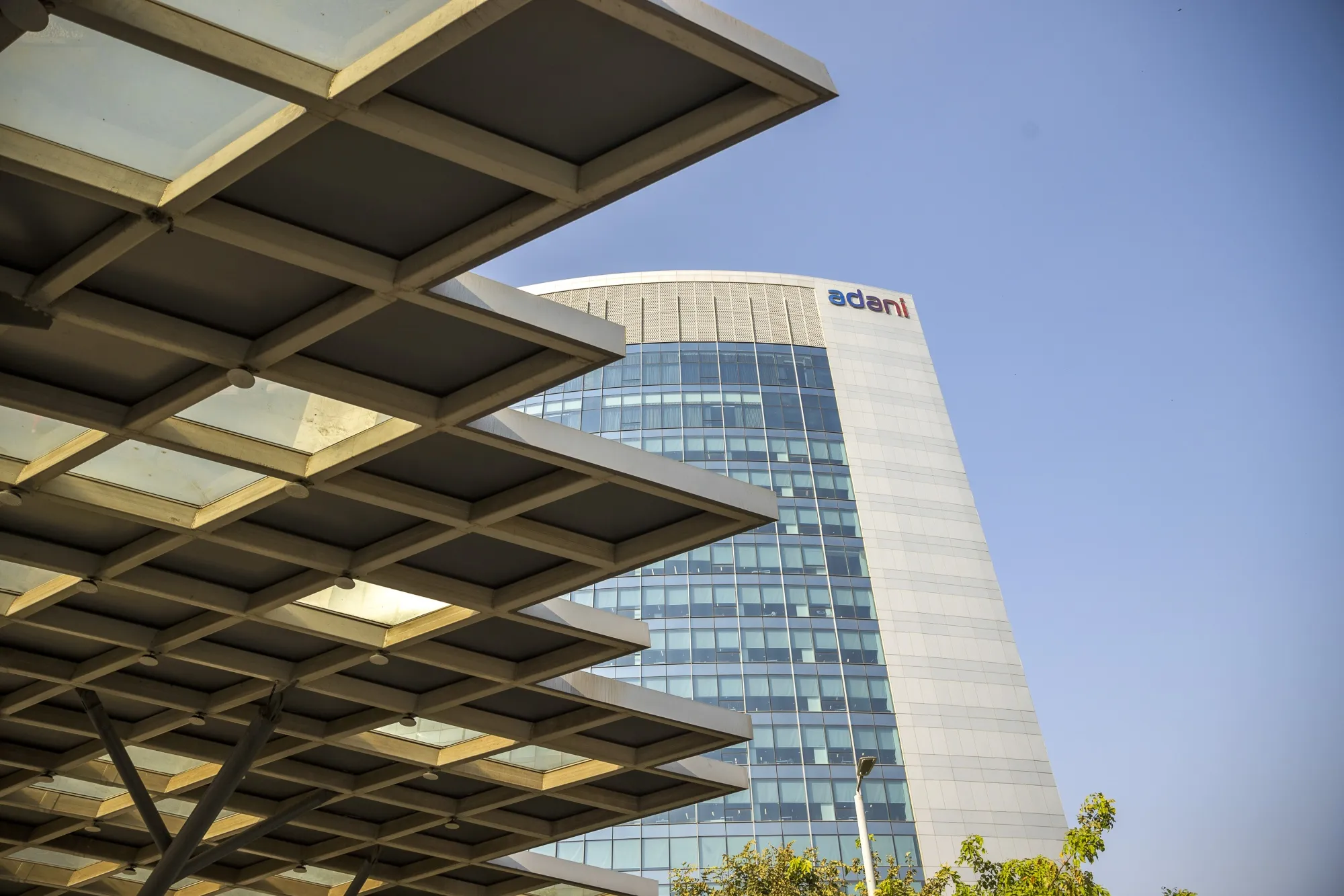 The Adani Group headquarters in Ahmedabad, Gujarat.