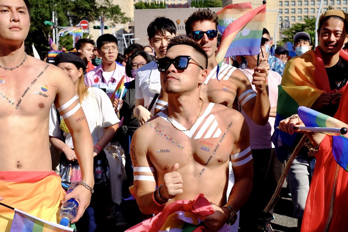 Taiwan Pride March Tens Of Thousands Gathered For World S Largest Event Bloomberg