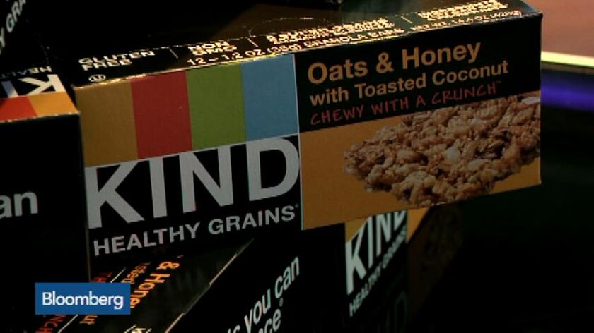 Kind Bars Aren’t Healthy Enough for ‘Healthy’ Tag, FDA Says - Bloomberg