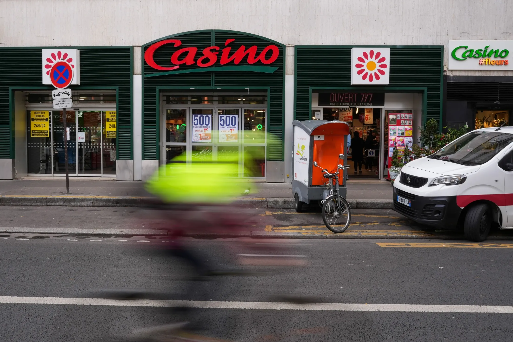 A Casino supermarket in Paris, France.