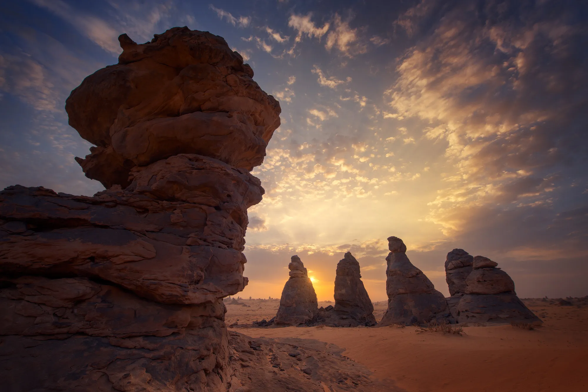 Rock formations in Saudi Arabia's Al-Ula UNESCO World Heritage Site. The kingdom is pushing to become a film making location.