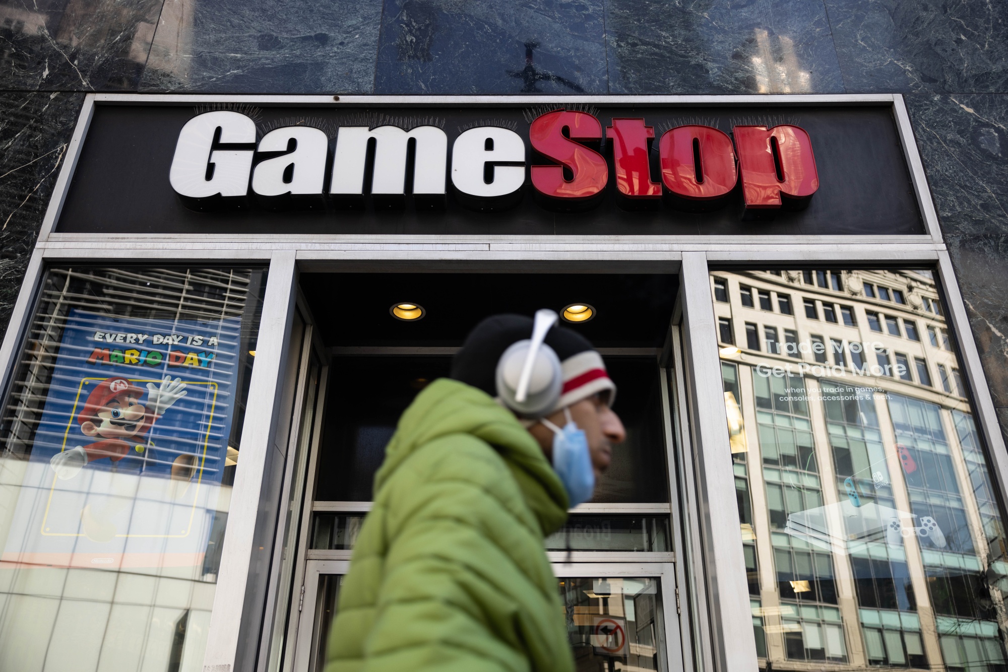 GameStop (GME) Stock Gains on Surprise Earnings Profit for First Time in 2  Years - Bloomberg