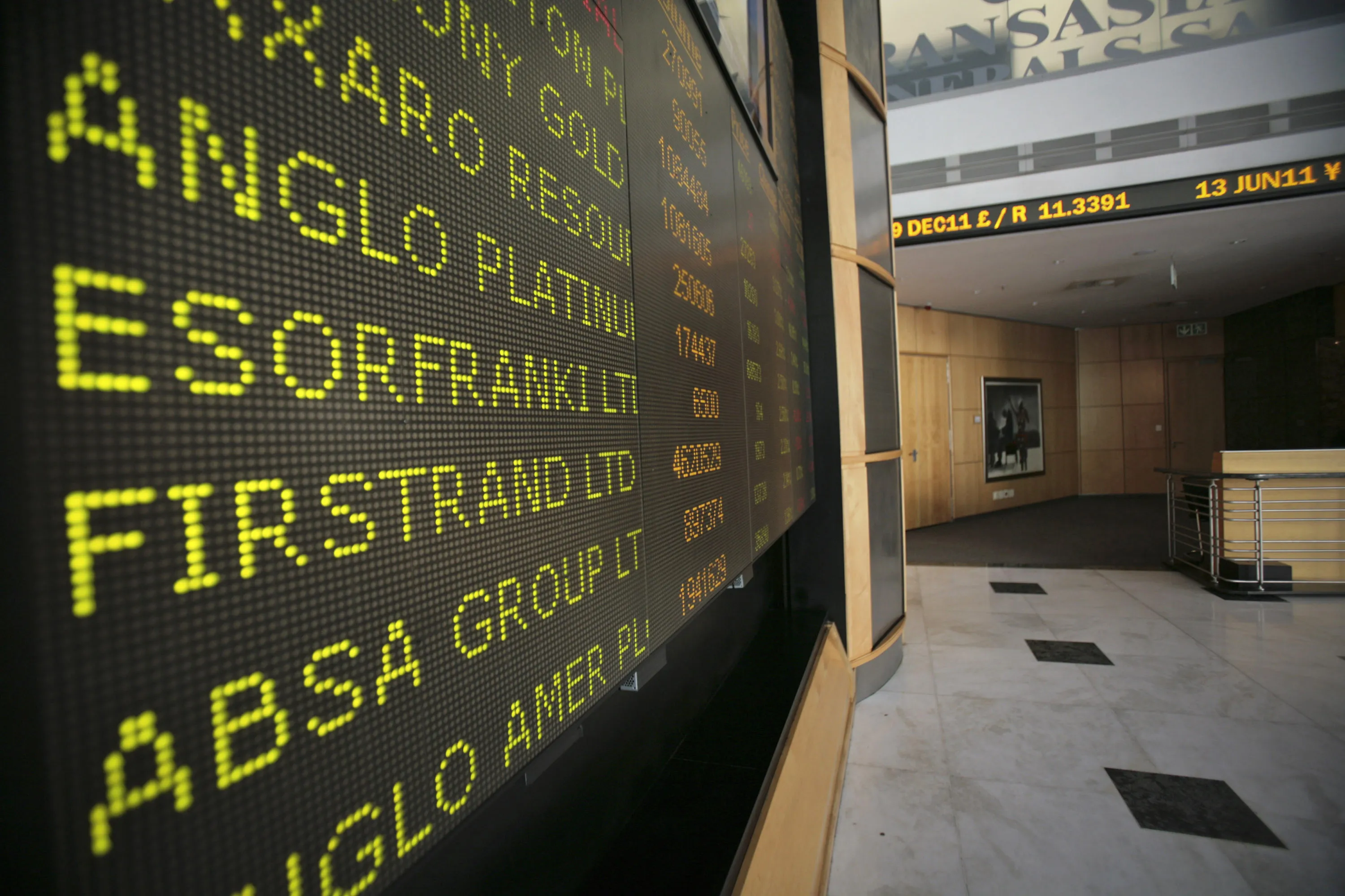 Johannesburg’s stock exchange