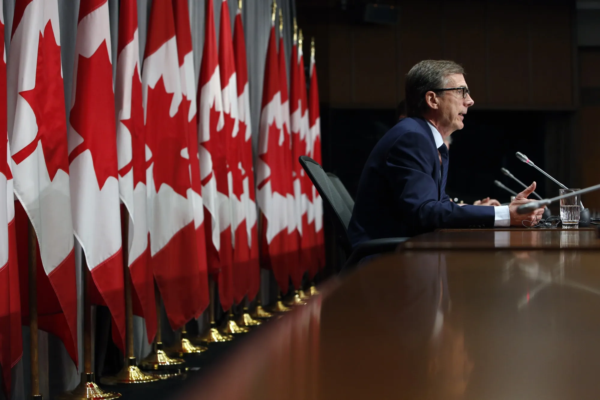 Tiff Macklem, shown in May 2020, is facing political criticism over higher inflation and the Bank of Canada’s quantitative easing program.